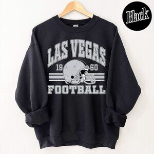 Las Vegas Football Retro Style Crewneck Sweatshirt 91